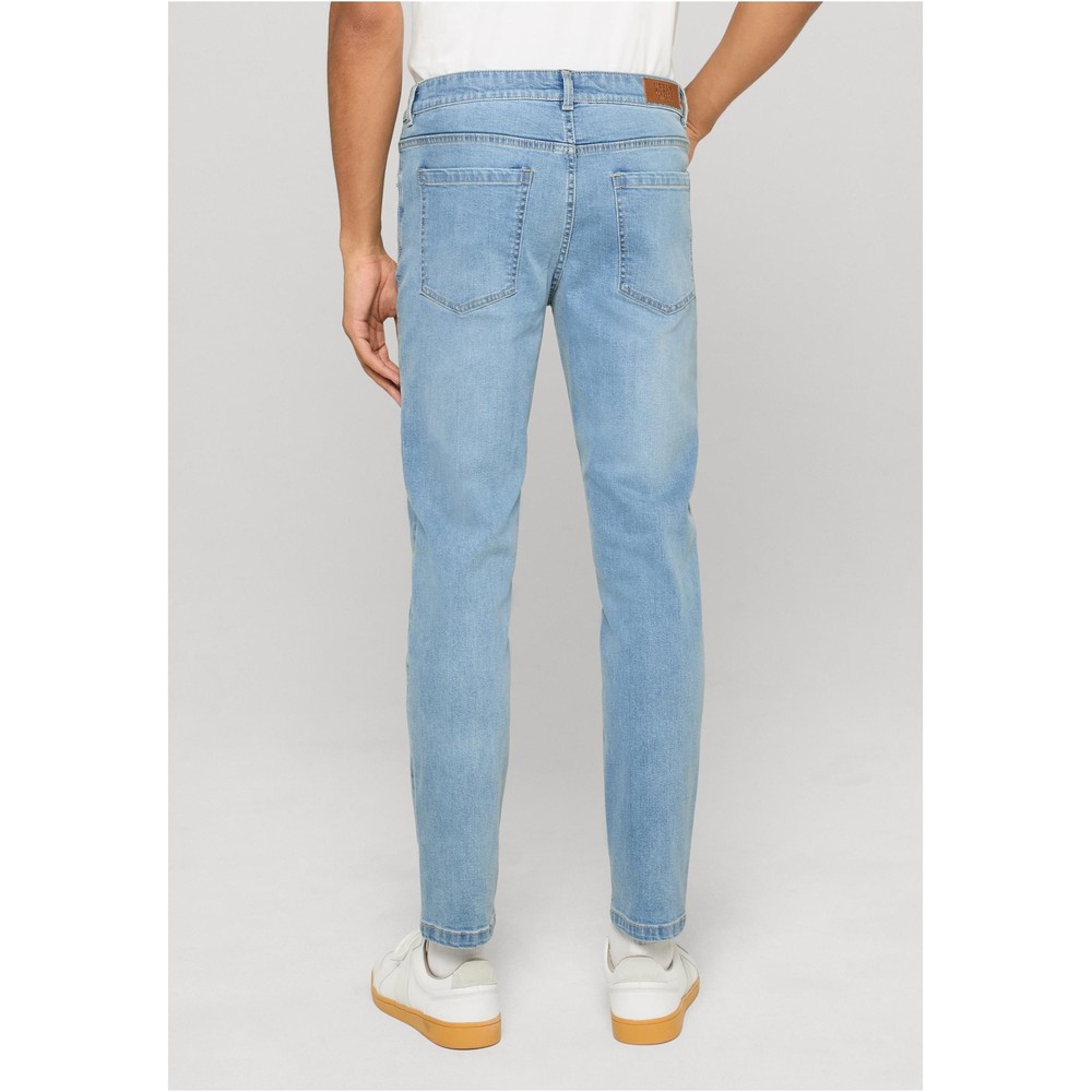 Urban Classics - Basic Slim Fit Jeans Hose gerades bein - Blau